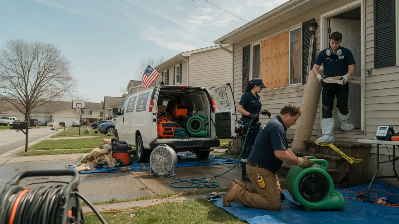 Water Damage Restoration in Pleasanton, KS near me